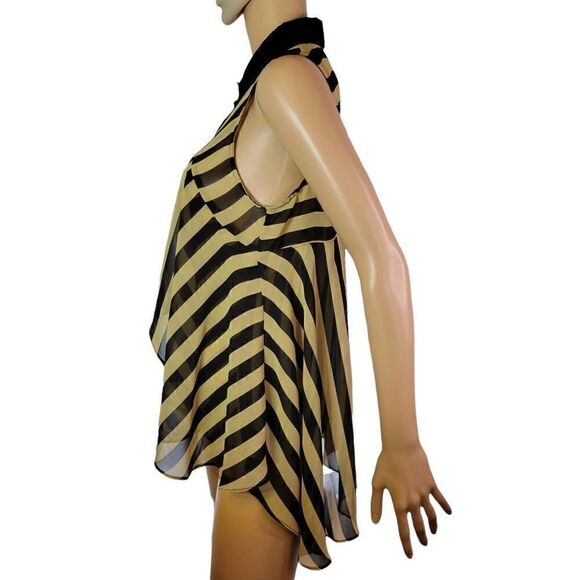 Freeway Women's Striped Flowy Top (Size M) - Picture 3 of 6